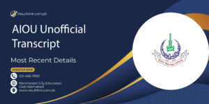 AIOU Unofficial Transcript