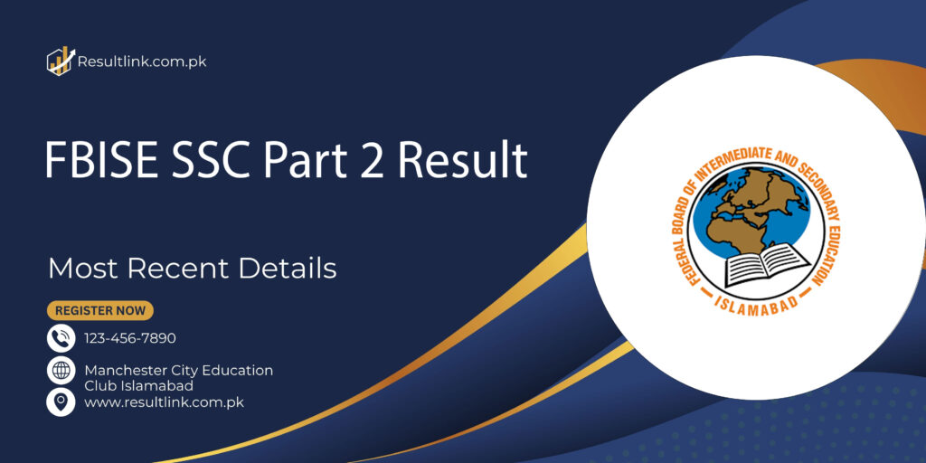 FBISE SSC Part 2 Result