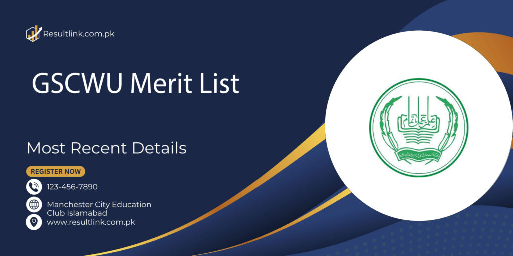 GSCWU Merit List