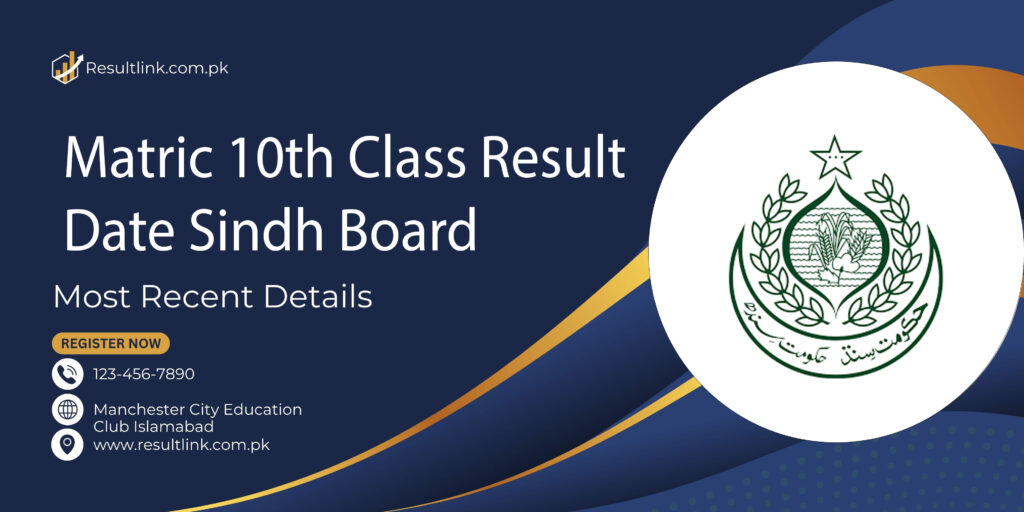 Matric 10th Class Result Date Sindh Board