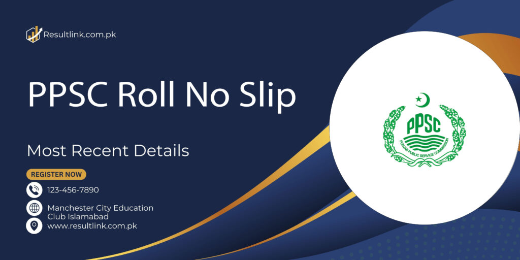 PPSC Roll No Slip