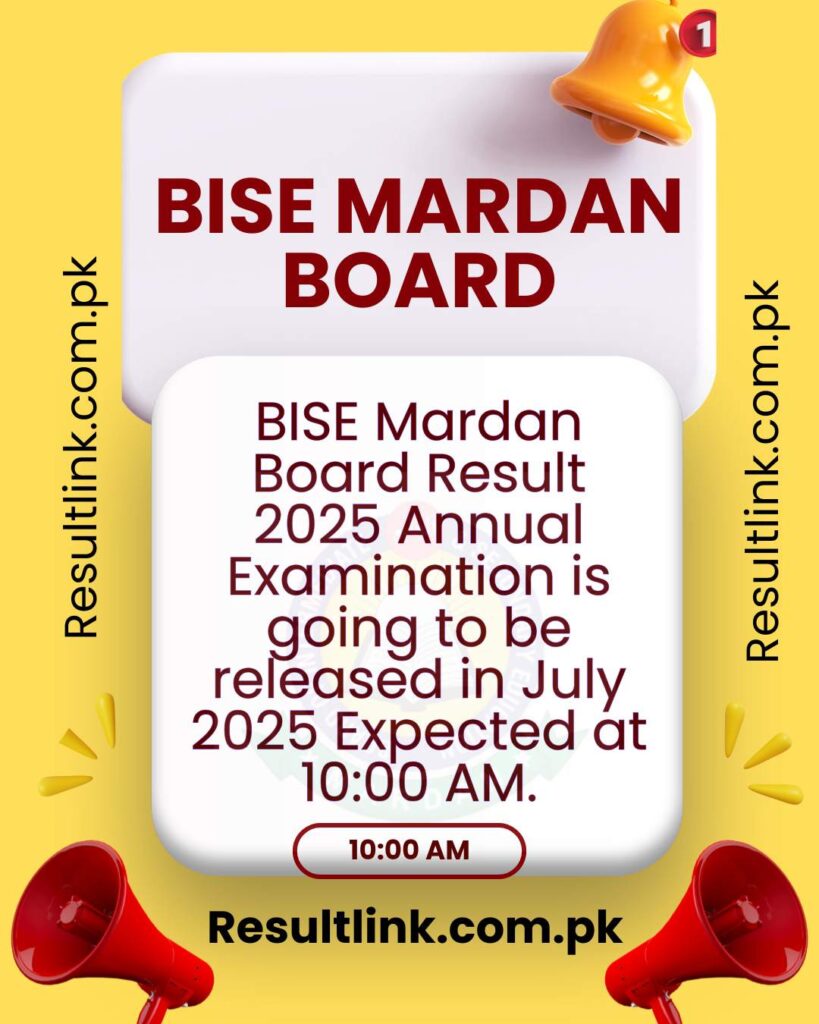 BISE Mardan Board Result 2025