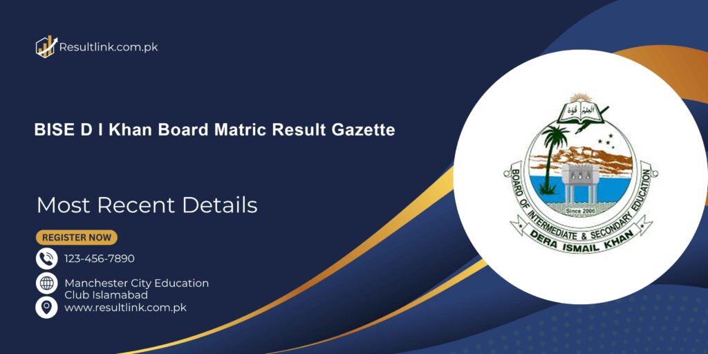 bise D I Khan board result gazette