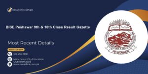 bise Peshawar 9th & 10th class result gazette download pdf