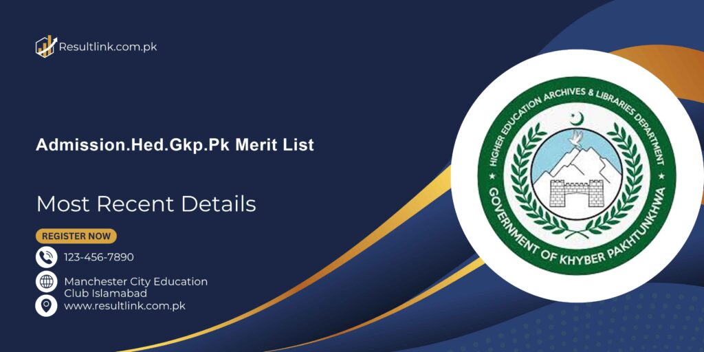 Admission.Hed.Gkp.Pk Merit List