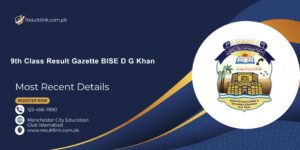 bise d g khan board 9th class result gazette