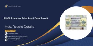 25000 Premium Prize Bond Draw Result