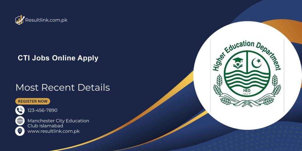 CTI Jobs 2025 Online Apply