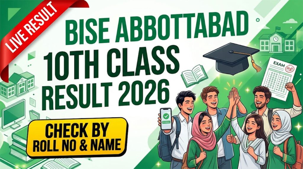 BISE ATD 10th class result 2026 Check online by name and roll no